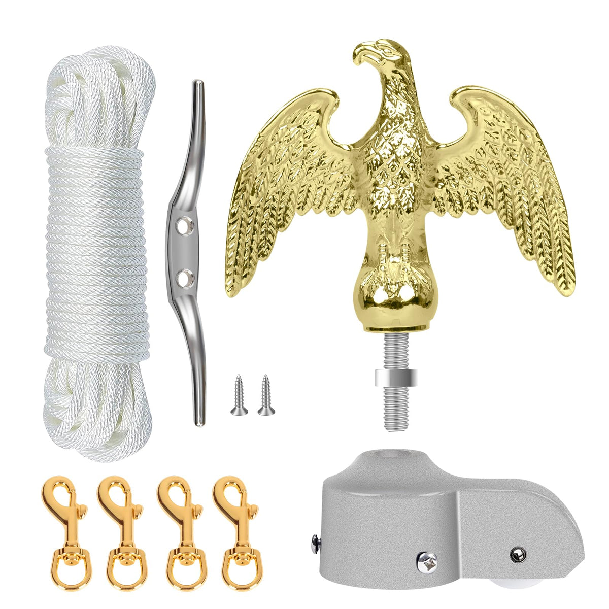 NQ eagle topper on packaging showing decorative finish and visual upgrade