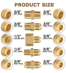 NQN solid brass adapters close-up, durable corrosion-resistant fittings for safety