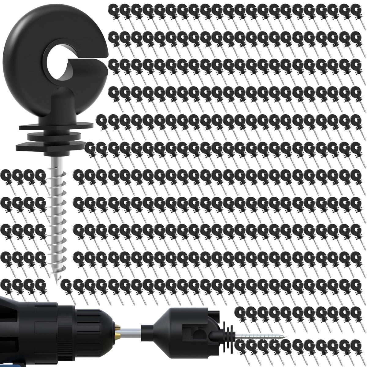 NQN front packaging showing 300 insulators and two socket tools for fast installation