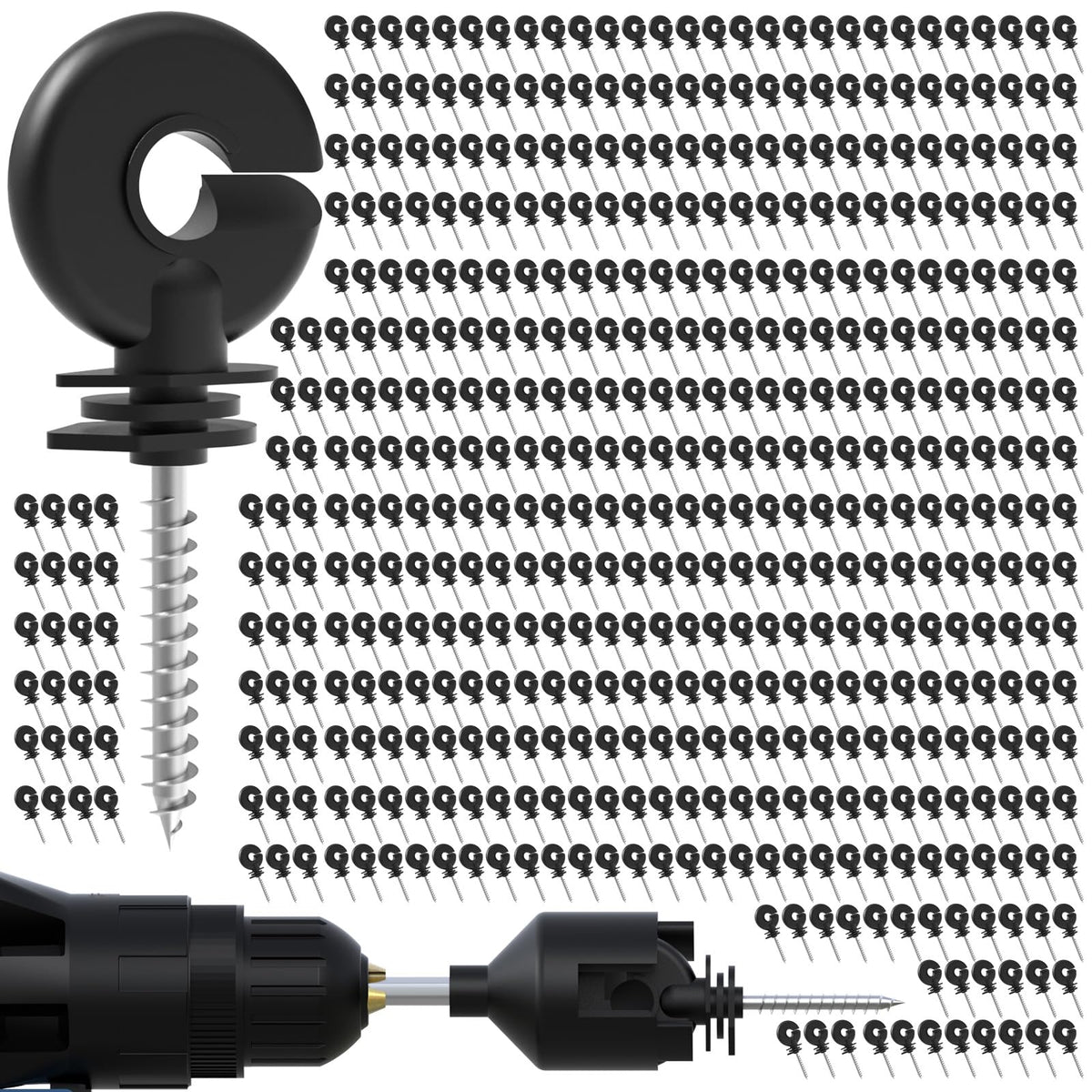 NQN packaging front showing 500 pack and included socket tools for efficient installation