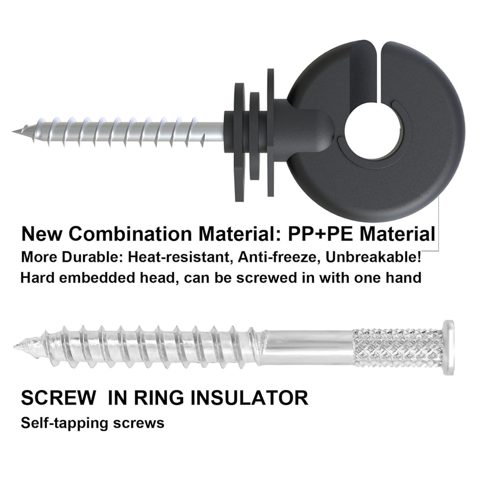 NQN socket tool attached to drill installing insulator quickly and evenly