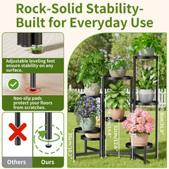 NQW folded plant rack flat for compact storage and quick transport