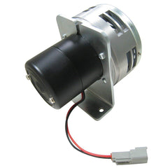 NRS heavy duty cattle siren mounted on truck demonstrating loud feed-call reach in field