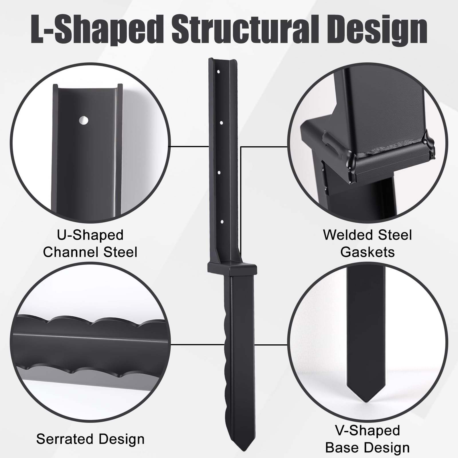 Nrspp H-shaped frame angle showing sturdy steel design and stability