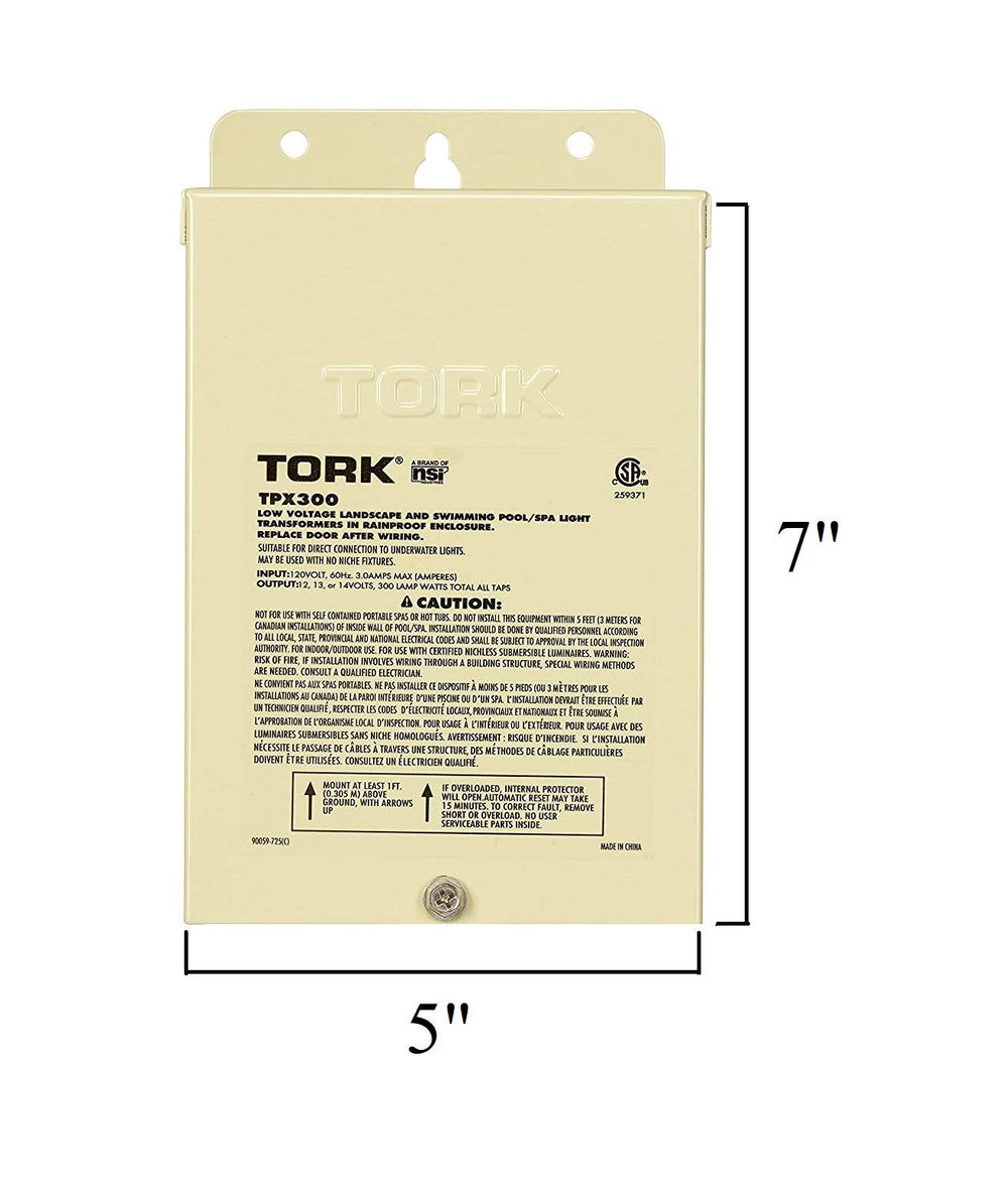 NSi TPX100 product label and ratings close-up showing UL and CSA approvals for code-compliant installations