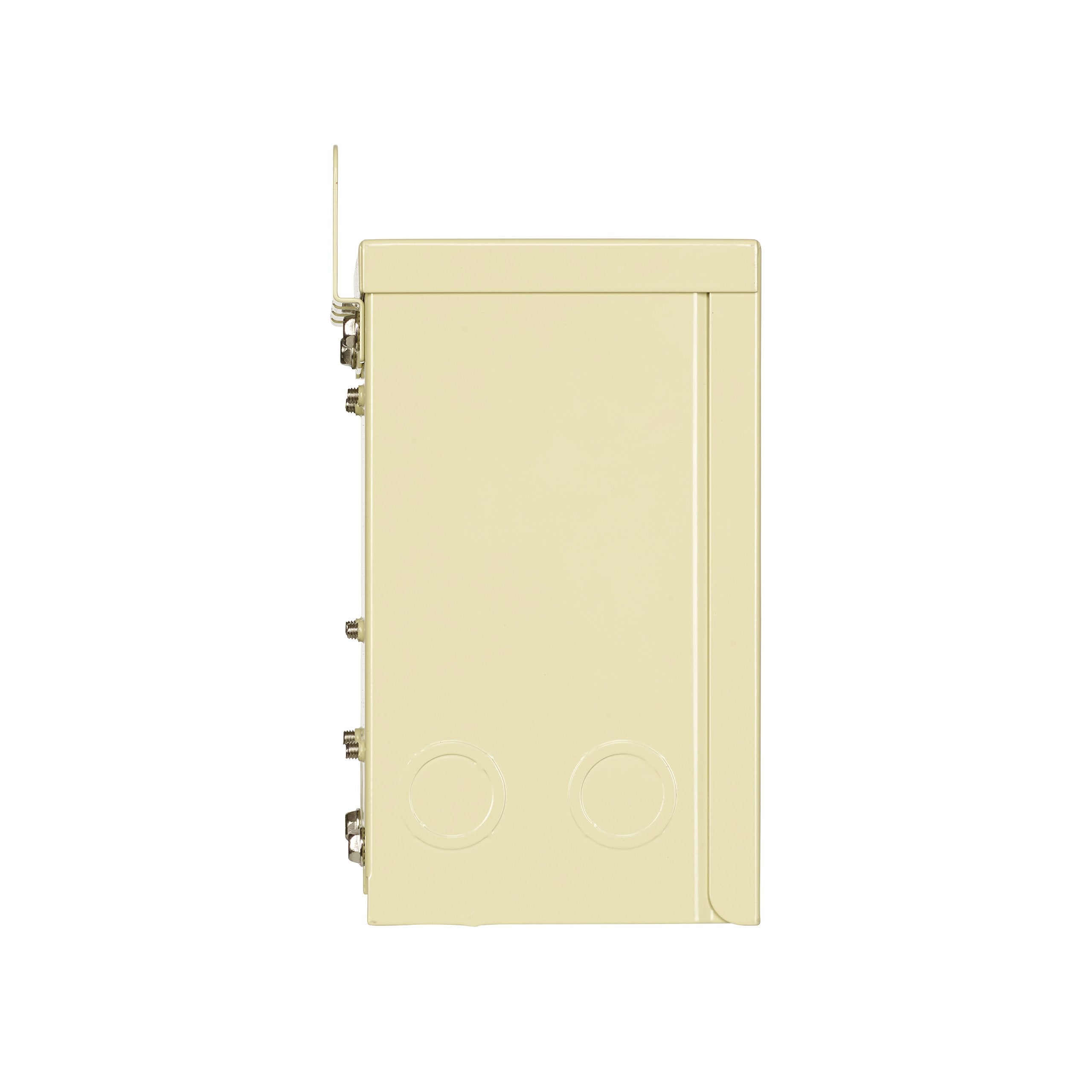 NSi TPX100 knockouts and mounting brackets view illustrating flexible conduit entry and secure mounting benefit