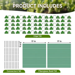 Nsitehalo assembled over raised bed demonstrating crop protection
