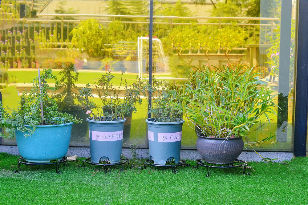 NSYOOMH two stands on a patio displaying plants and weather-resistant finish