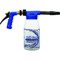 Nu-Calgon 4774-0 front view showing 2-quart bottle and quick-connect nozzle for efficient cleaning