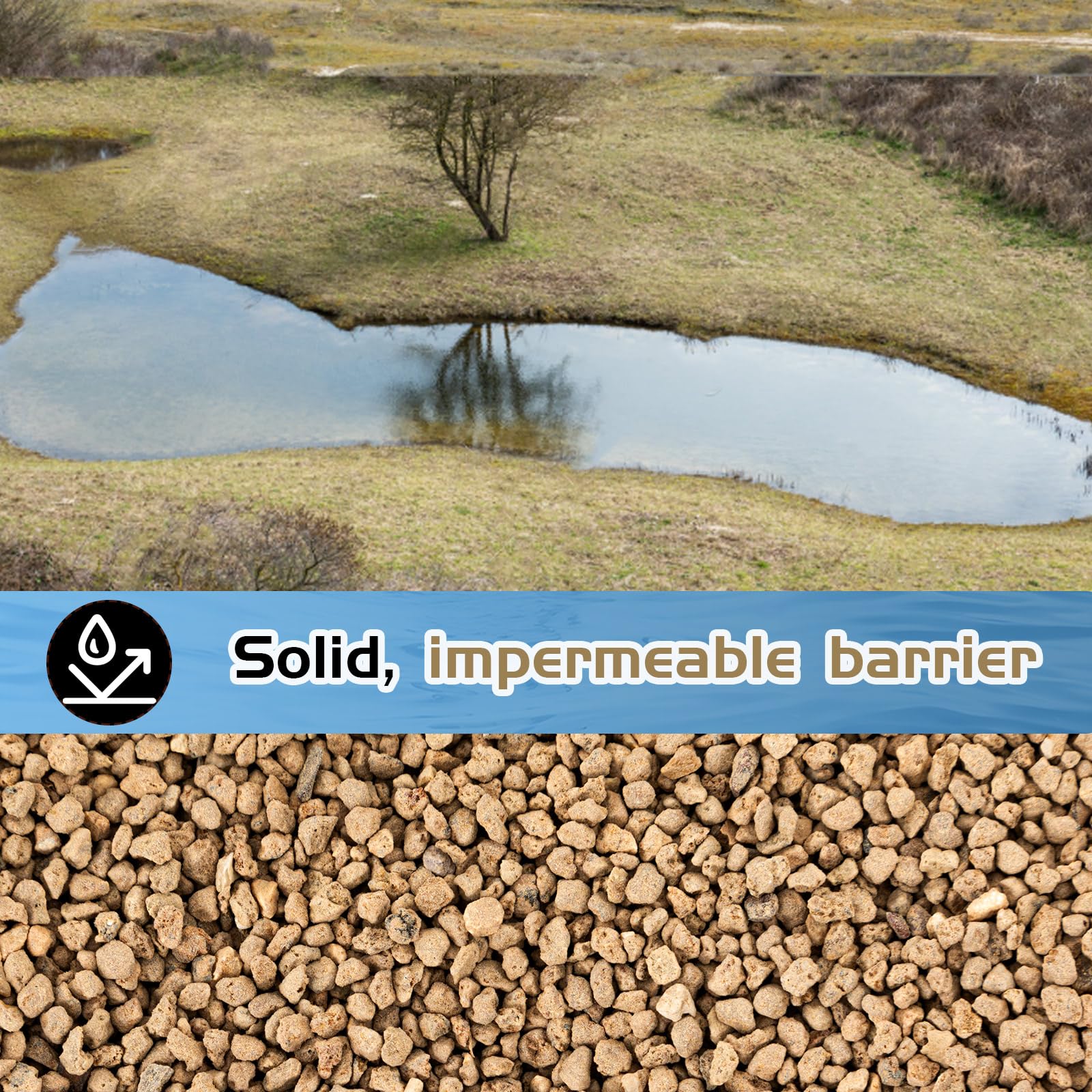 Nuanchu compacted soil liner cross-section showing firm, waterproof barrier