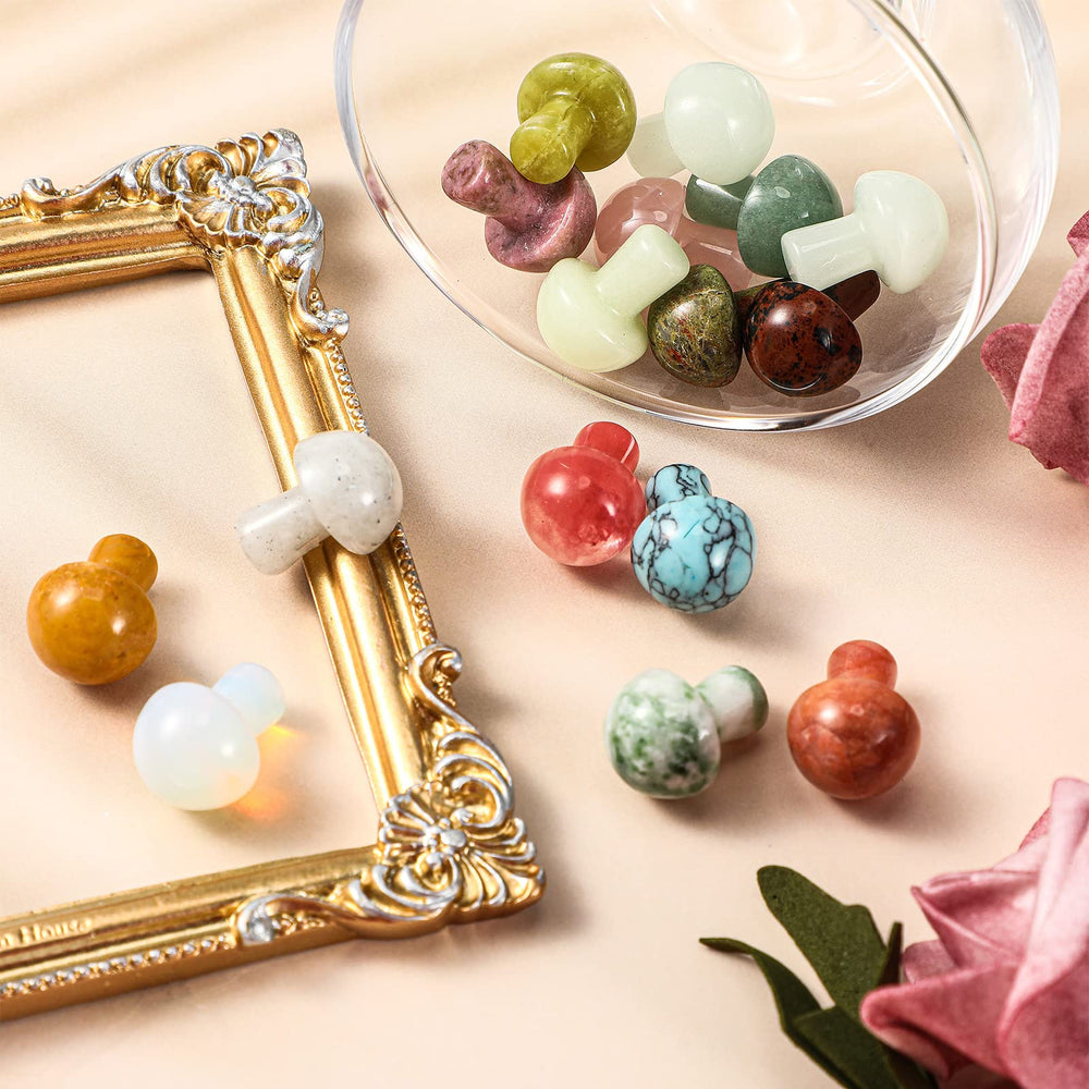 Nuanchu tabletop display with mushrooms, suggests decorative styling options