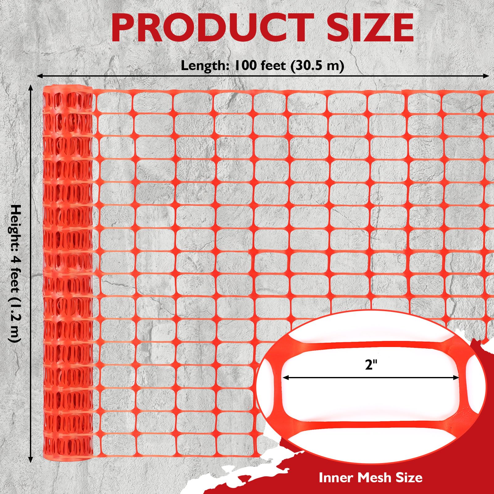 Nuanchu mesh forming a temporary pool perimeter enhancing visibility and safety