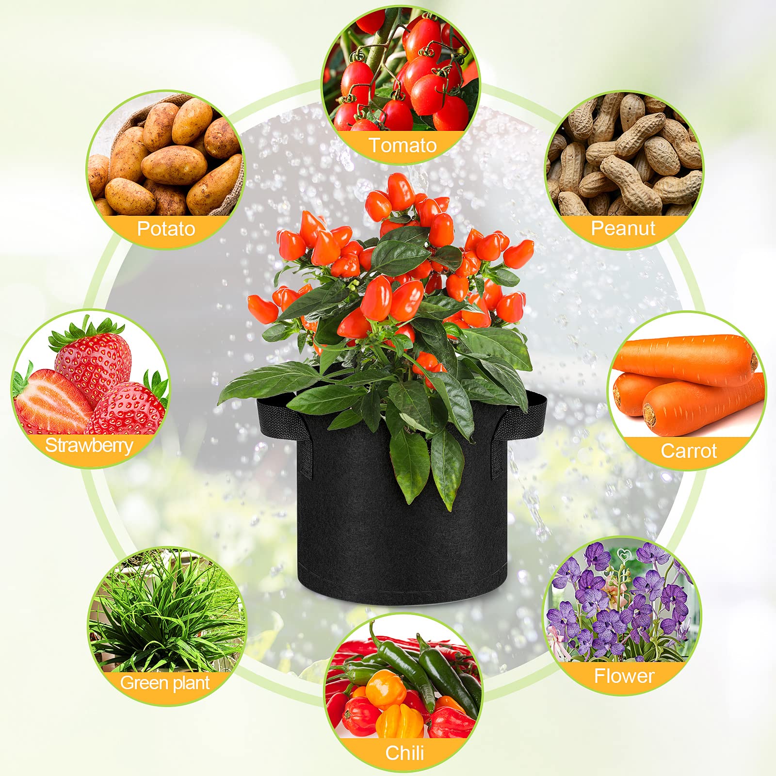 nuanchu stacked storage folded pots showing easy storage and reuse benefit