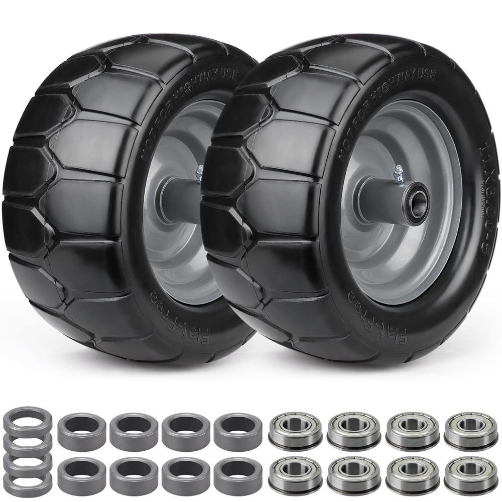 NUBAUTO front view of wheel assembly showing ready-to-install durability