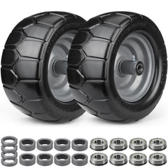 NUBAUTO front view of wheel assembly showing ready-to-install durability