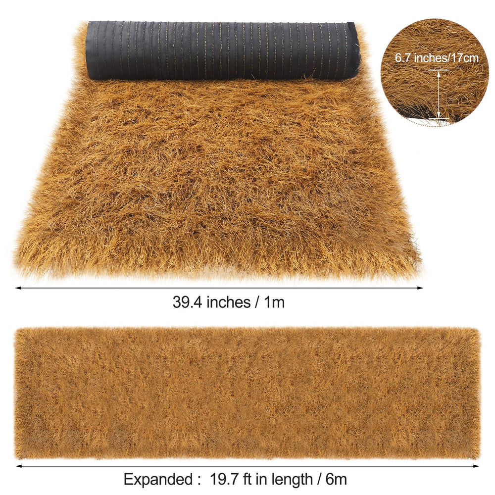 Nuenen close-up of woven synthetic thatch texture highlighting durable, realistic strands