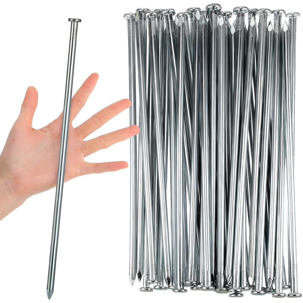 Nuenen front pack of 60 galvanized stakes showing value and quantity benefit