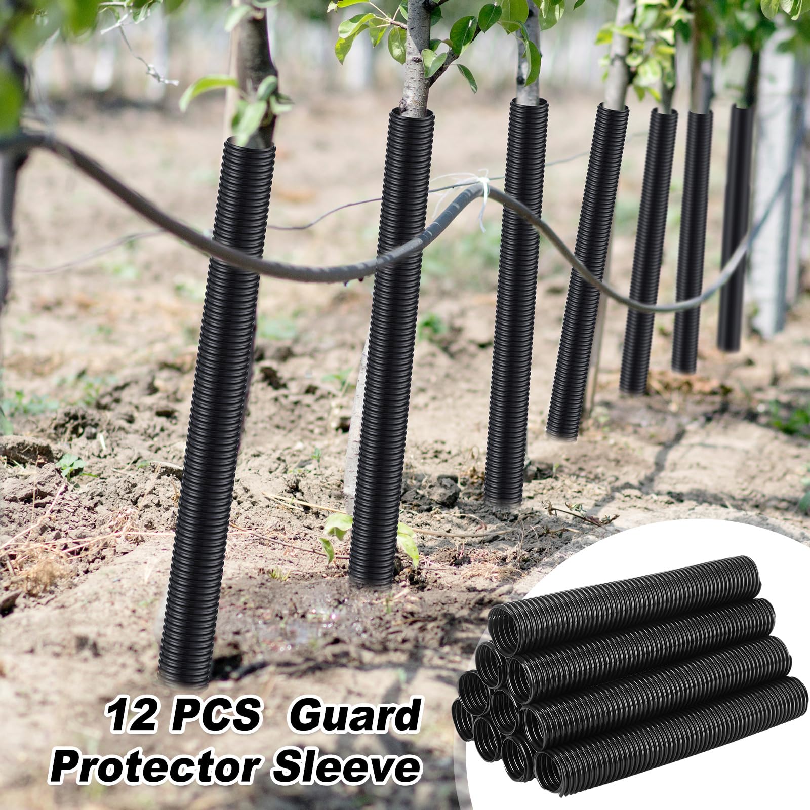 Nuenen multiple guards installed in landscape showing organized protection