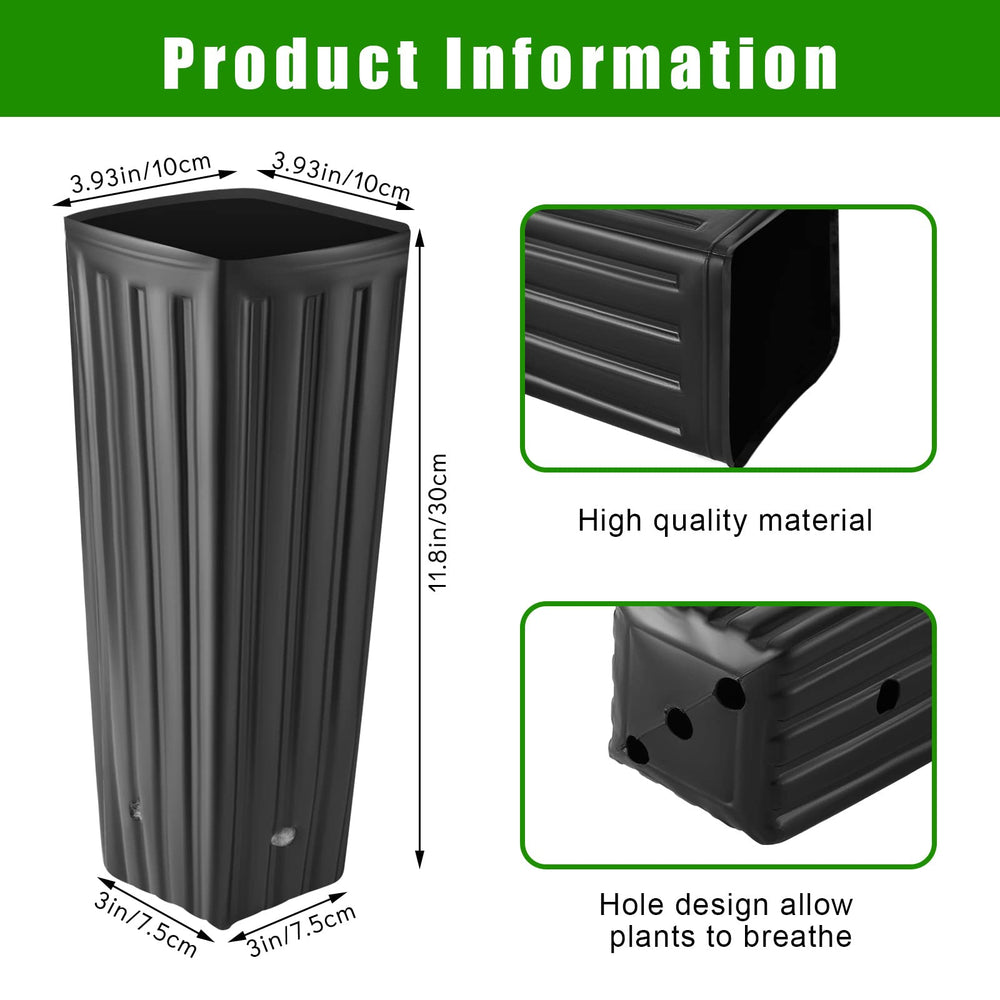 Nuenen single pot side profile highlighting deep root space advantage