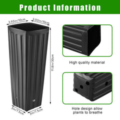 Nuenen single pot side profile highlighting deep root space advantage