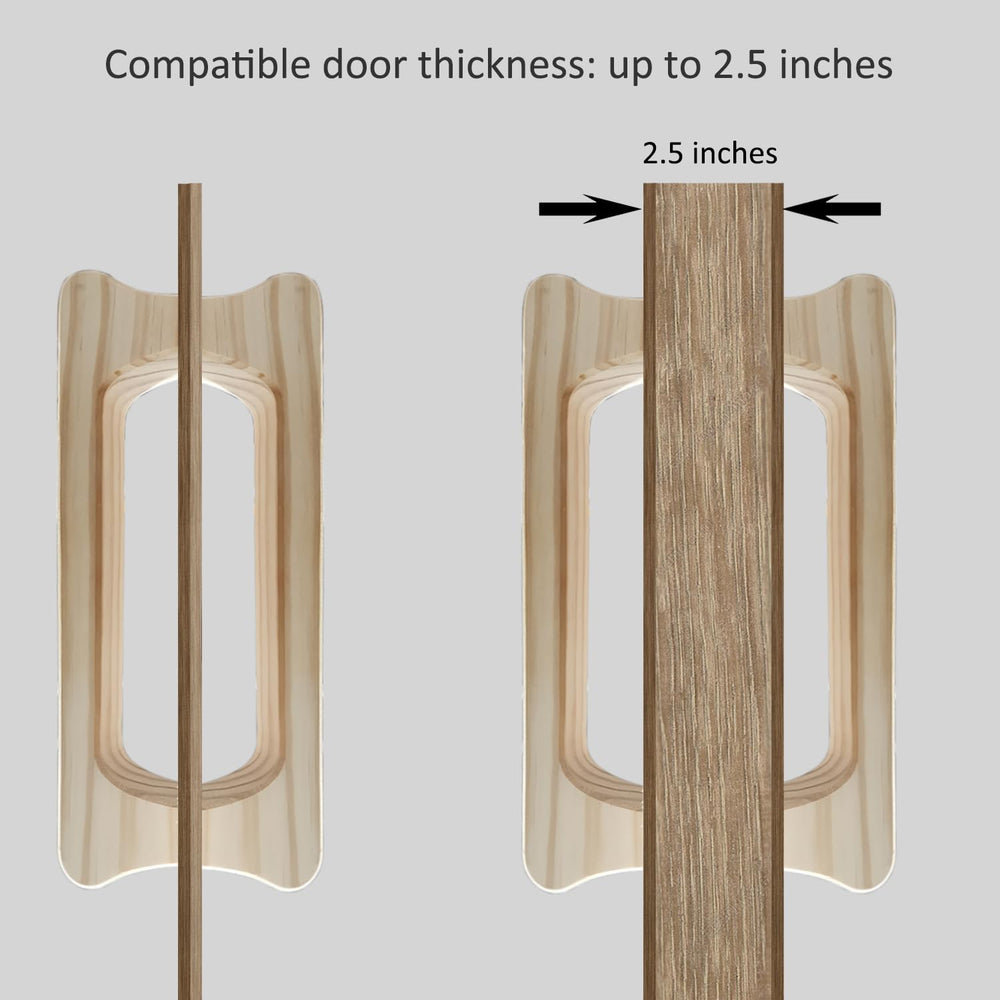 NUIBY screws and wooden plugs kit displayed for easy installation and secure mounting