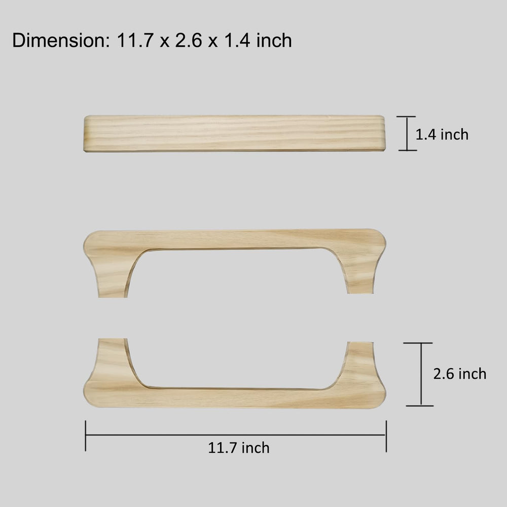 NUIBY side profile showing handle thickness and dimensions for accurate fit