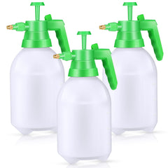 Nuogo front view of three-pack sprayers showing compact storage and portability benefit