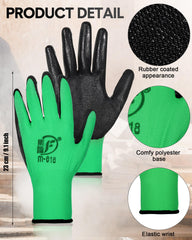 Nuogo closeup of rubber palm coating showing enhanced grip on tools