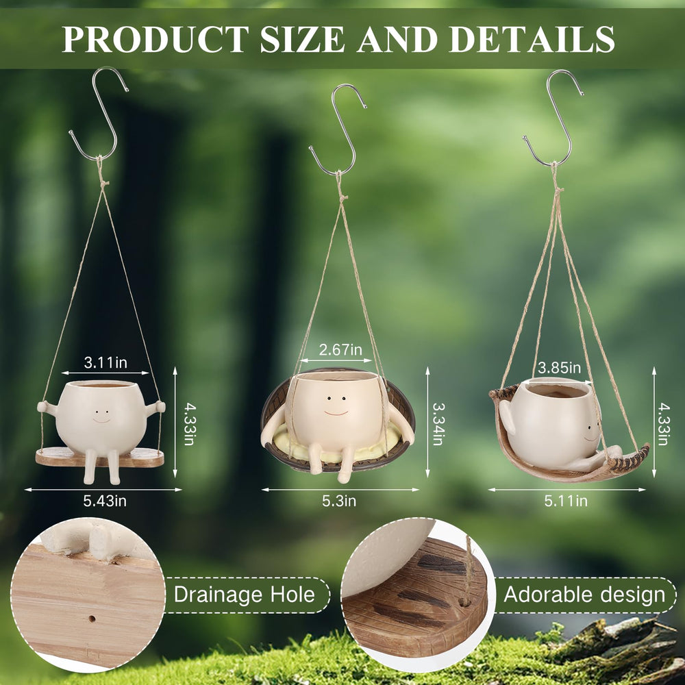 Nuogo side profile of swing seat shape highlighting roomy planting cavity