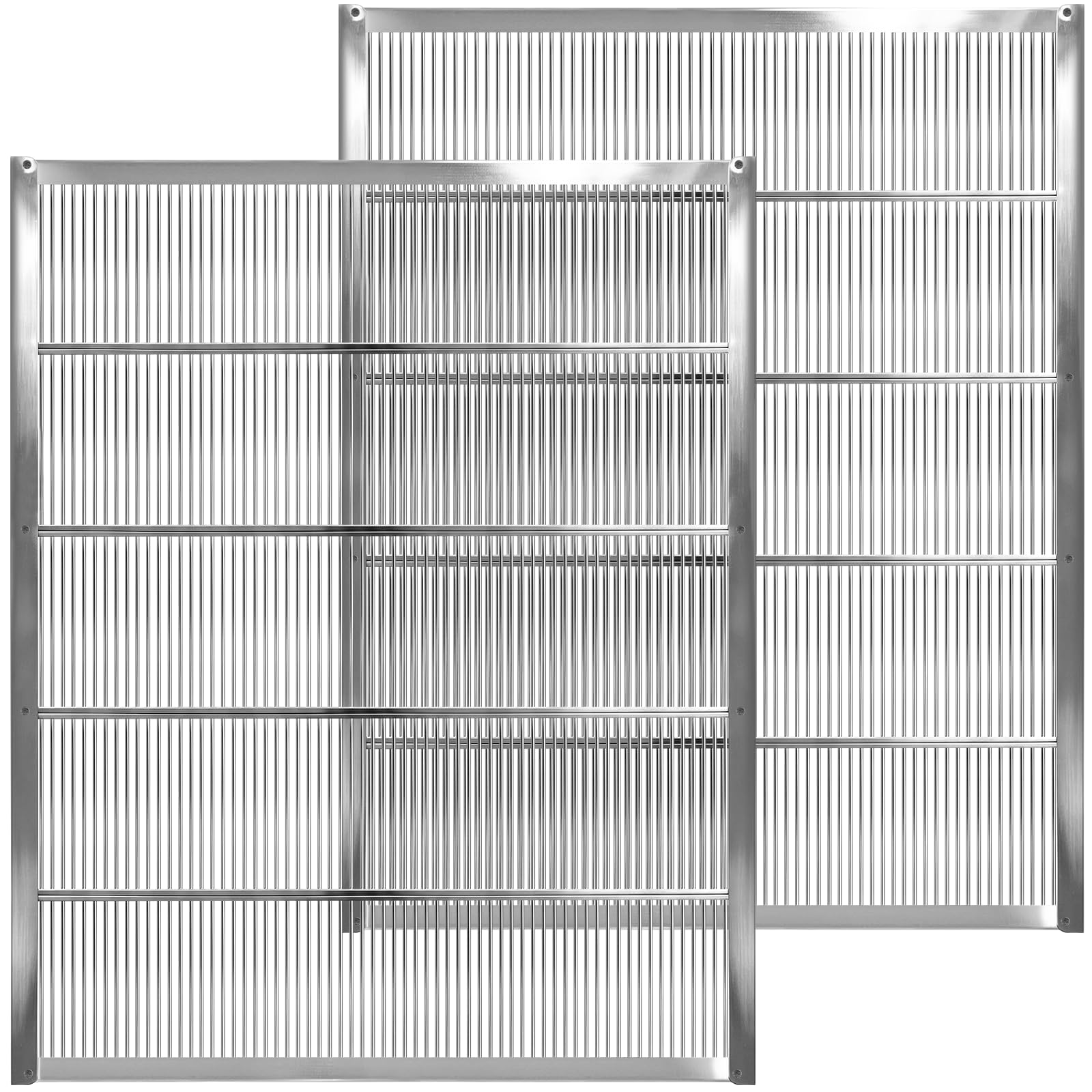 NUOMIC front view of galvanized queen excluder showing fit and finish benefit