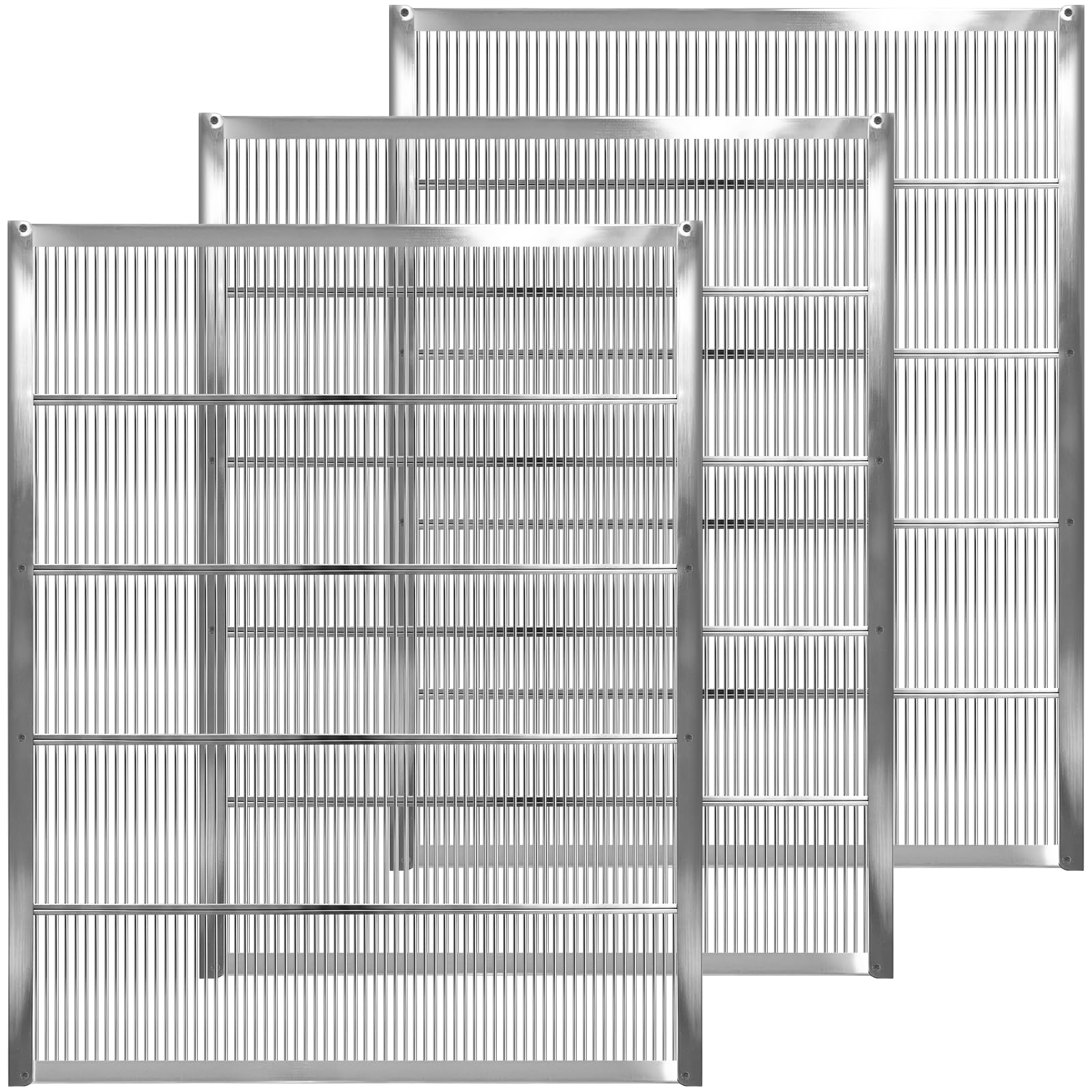 NUOMIC front view showing galvanized excluder for durable hive separation