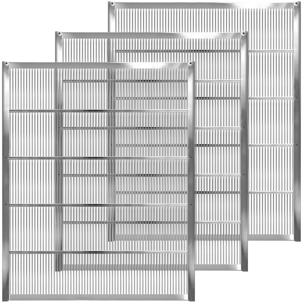 NUOMIC front view showing galvanized excluder for durable hive separation