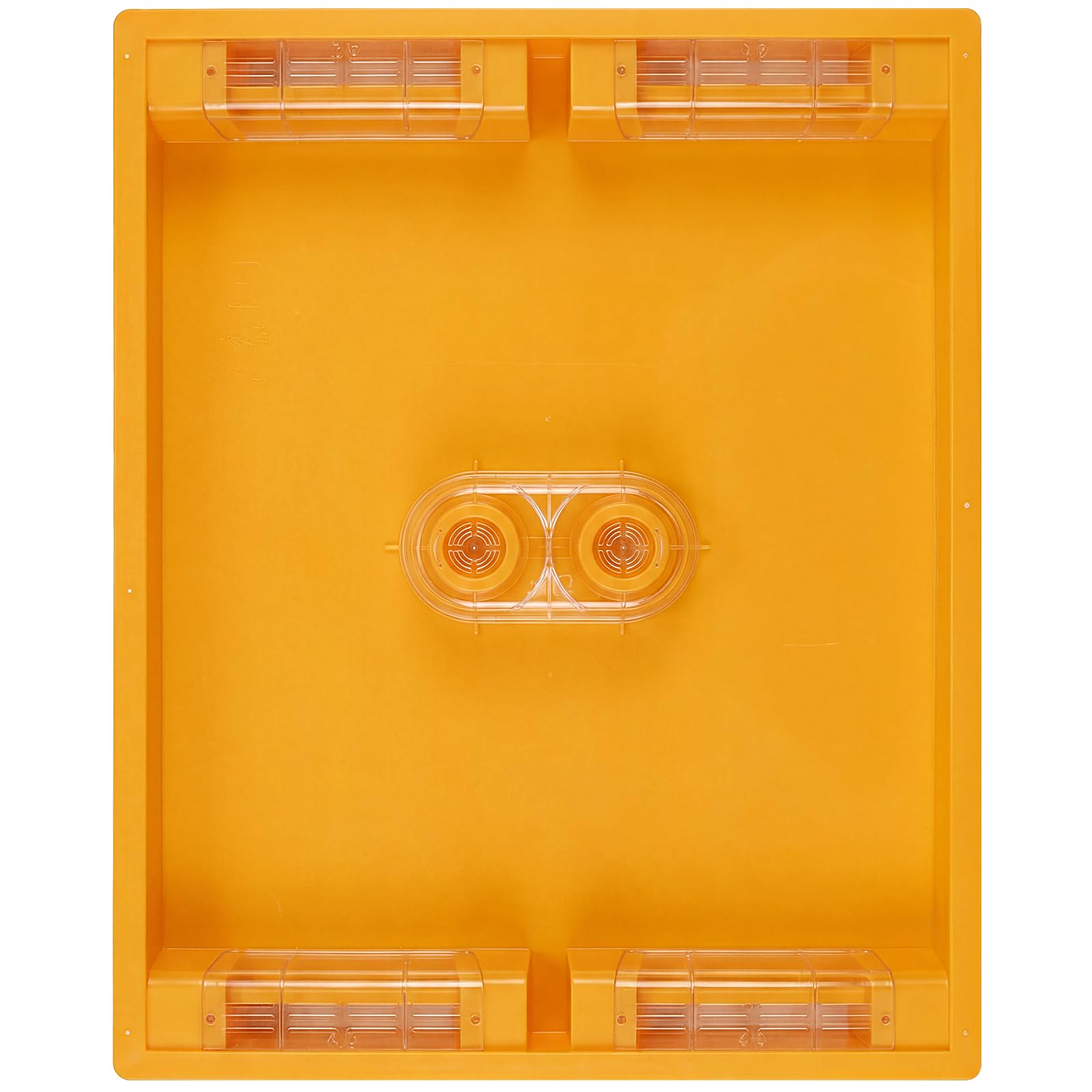 NUOMIC front view on hive showing fit and easy placement benefit
