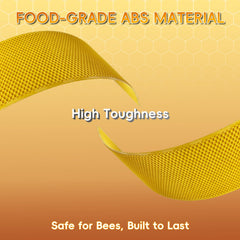 NUOMIC beeswax-coated surface detail highlighting natural wax attractant for bees