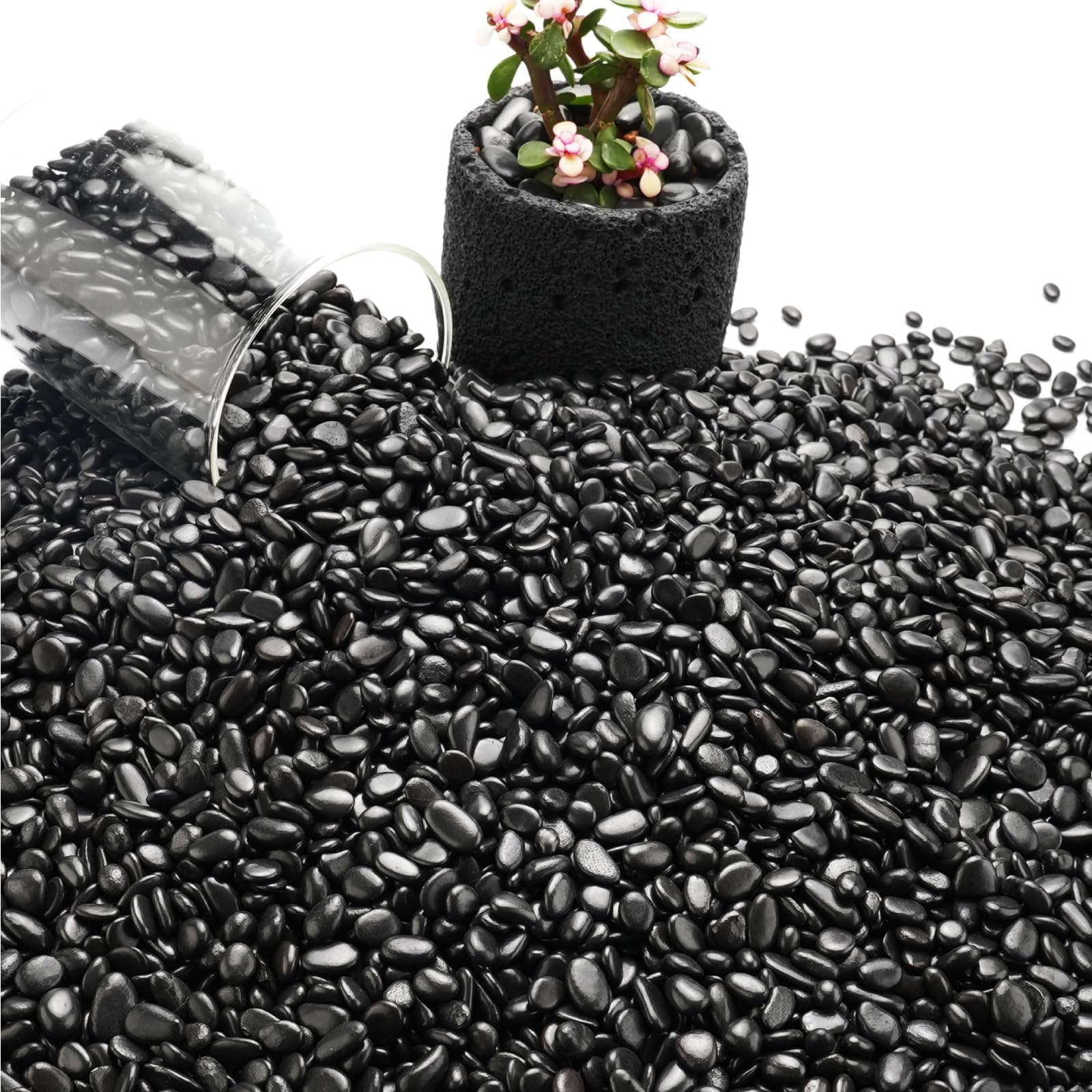 NUPICK front bag showing 12lb packaging and pebble quantity benefit
