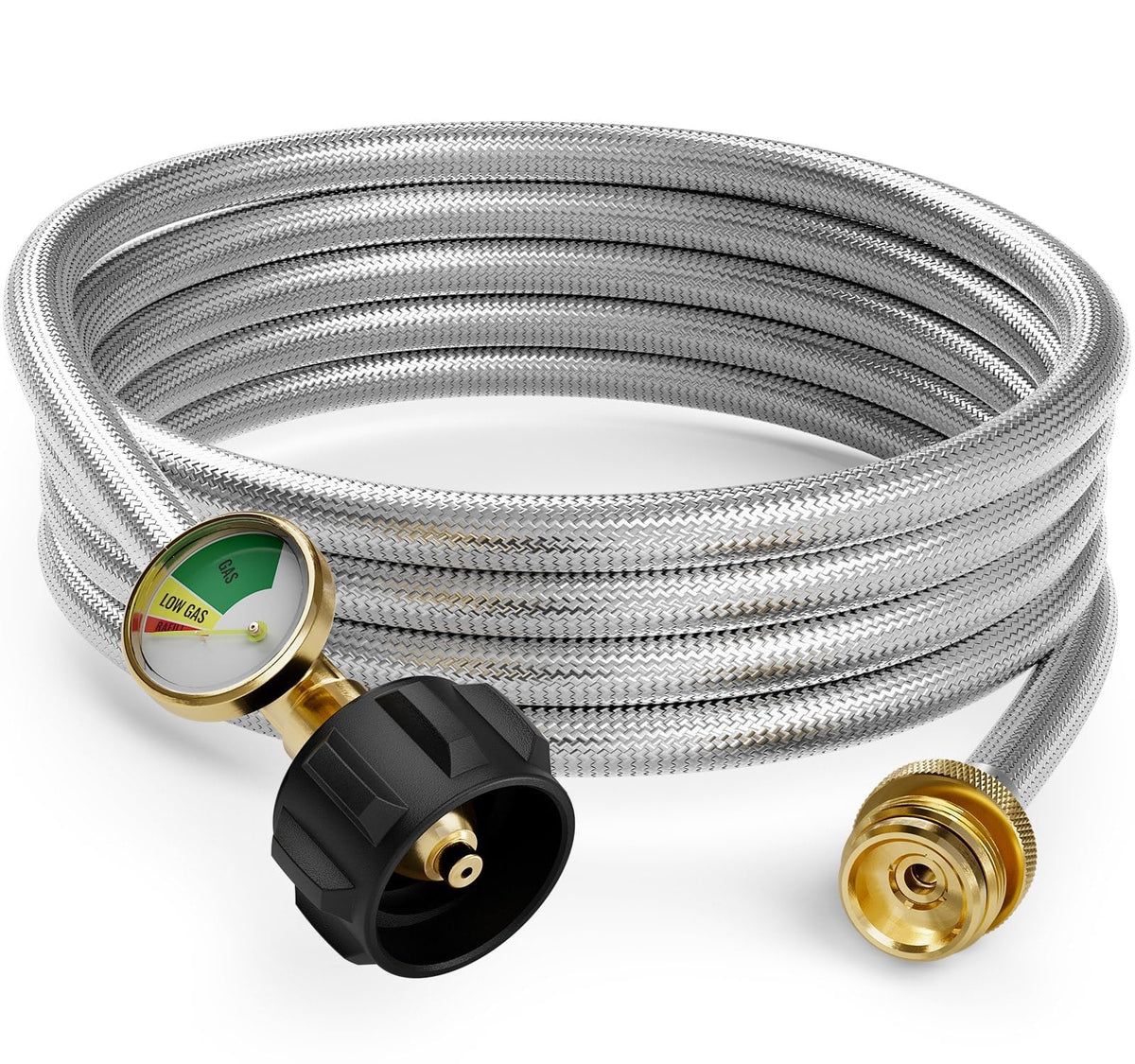 NUPICK front connector and gauge showing secure attachment and safety