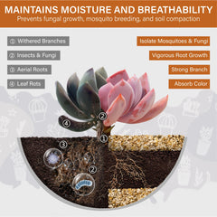 NUPICK close-up of 1–2mm sand grains highlighting texture for better drainage