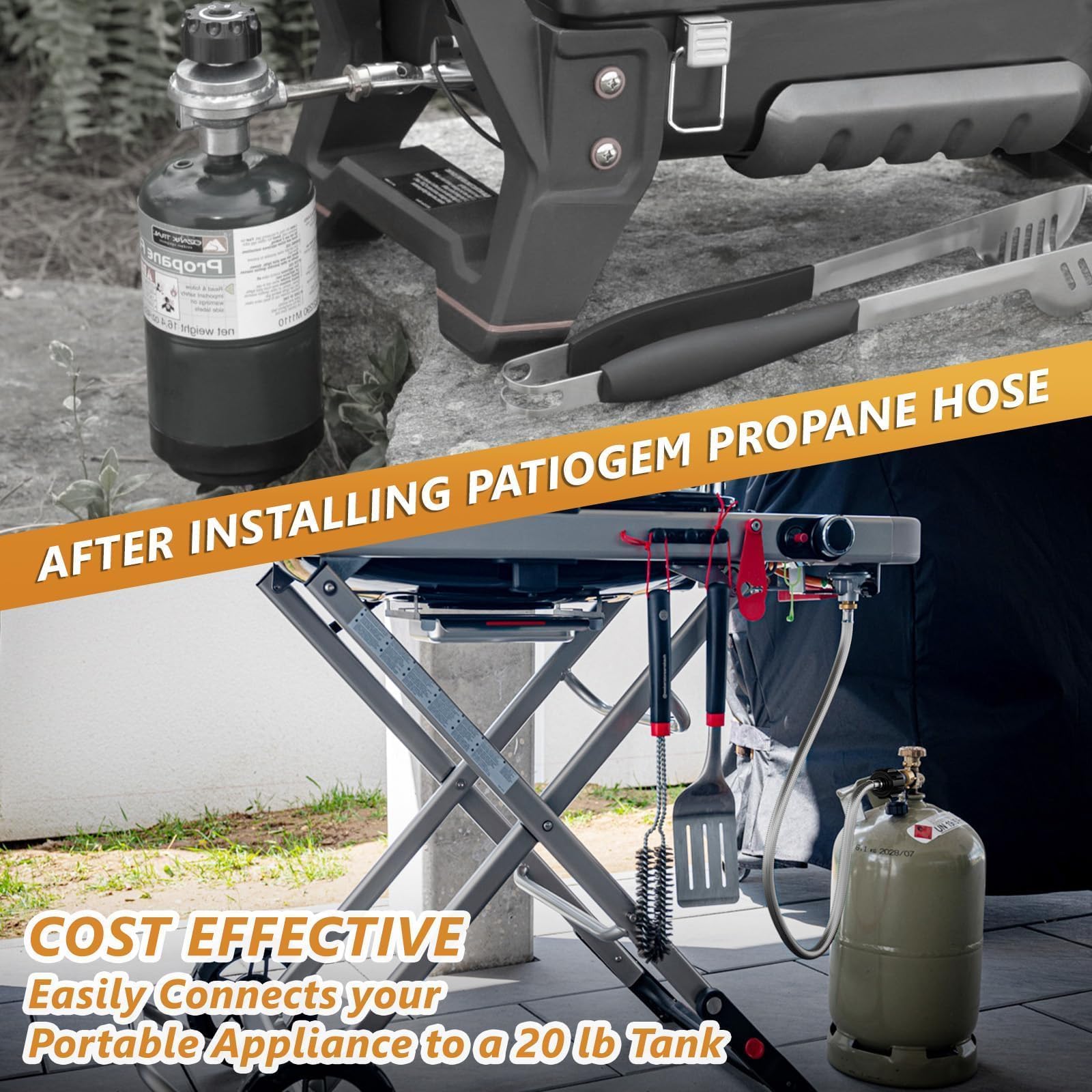 NUPICK in-use on a camping stove extending run time and reducing bottles