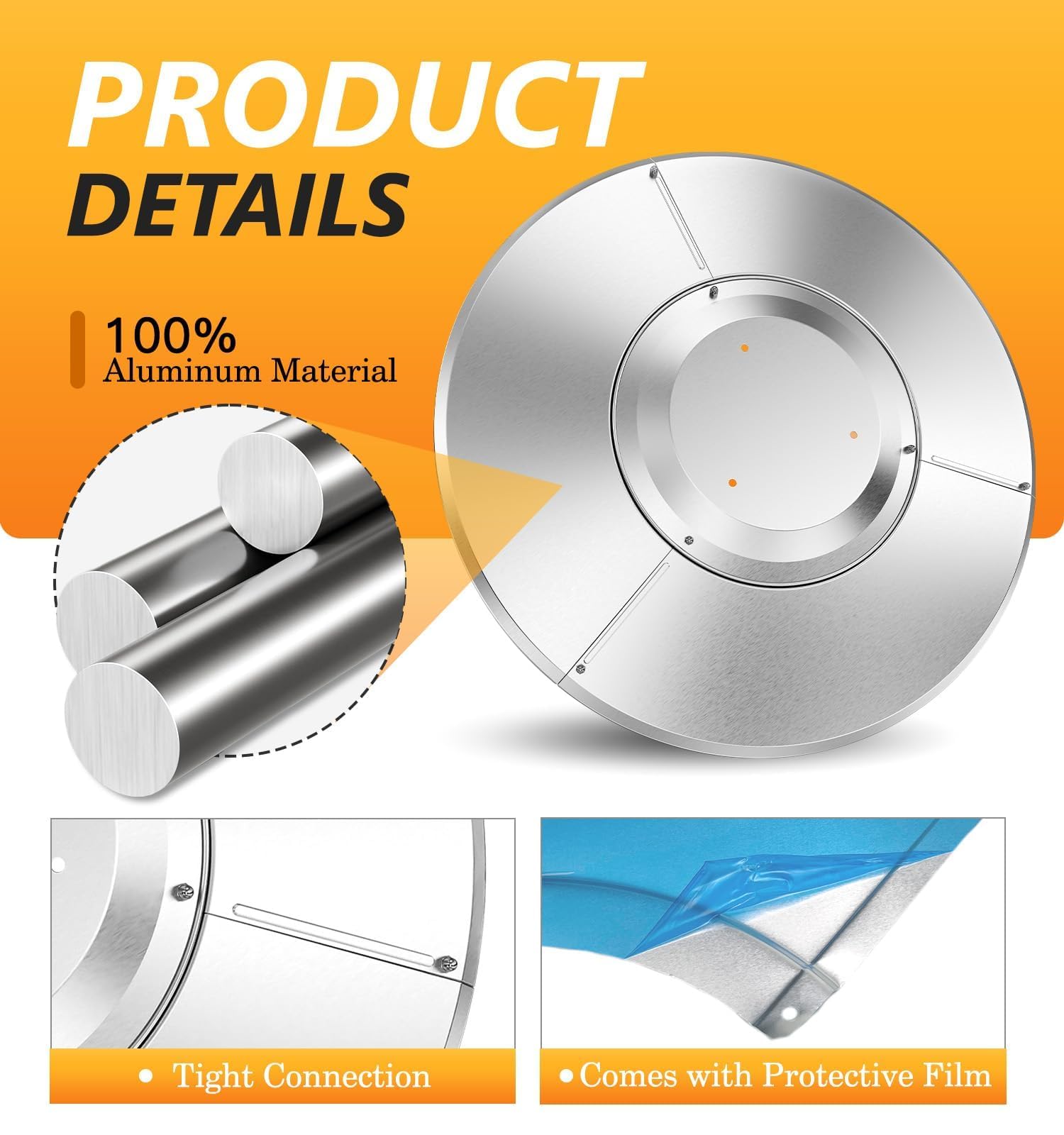 NUPICK reflector hardware kit with screws and brackets for easy installation