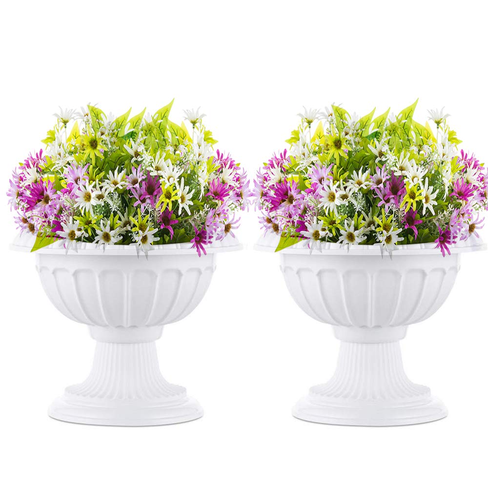 NUPTIO front view of urn planter showing classic shape and curb appeal