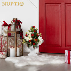 NUPTIO top opening of urn planter showing wide mouth and planting space