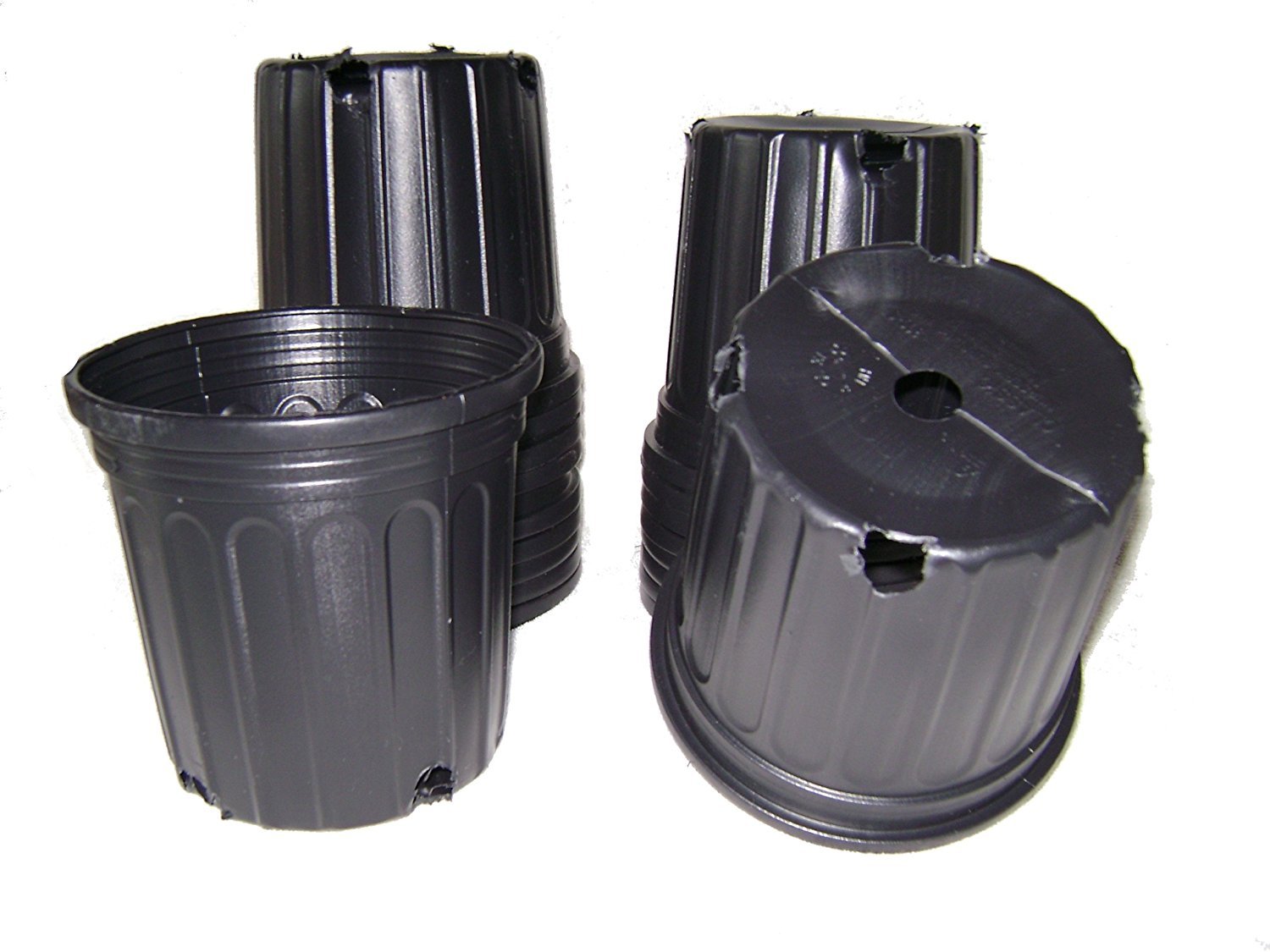 Nursery Supplies front view of 26-pack pots showing stackable design and storage benefit