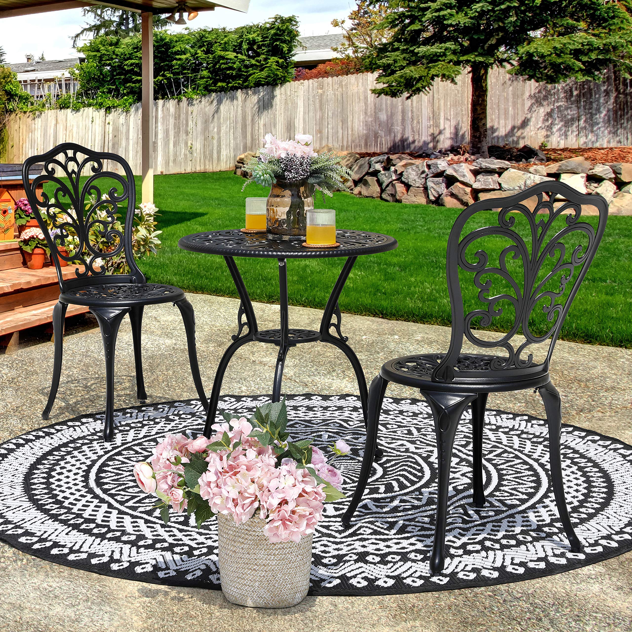 NUU GARDEN butterfly backrest profile illustrating supportive curved design