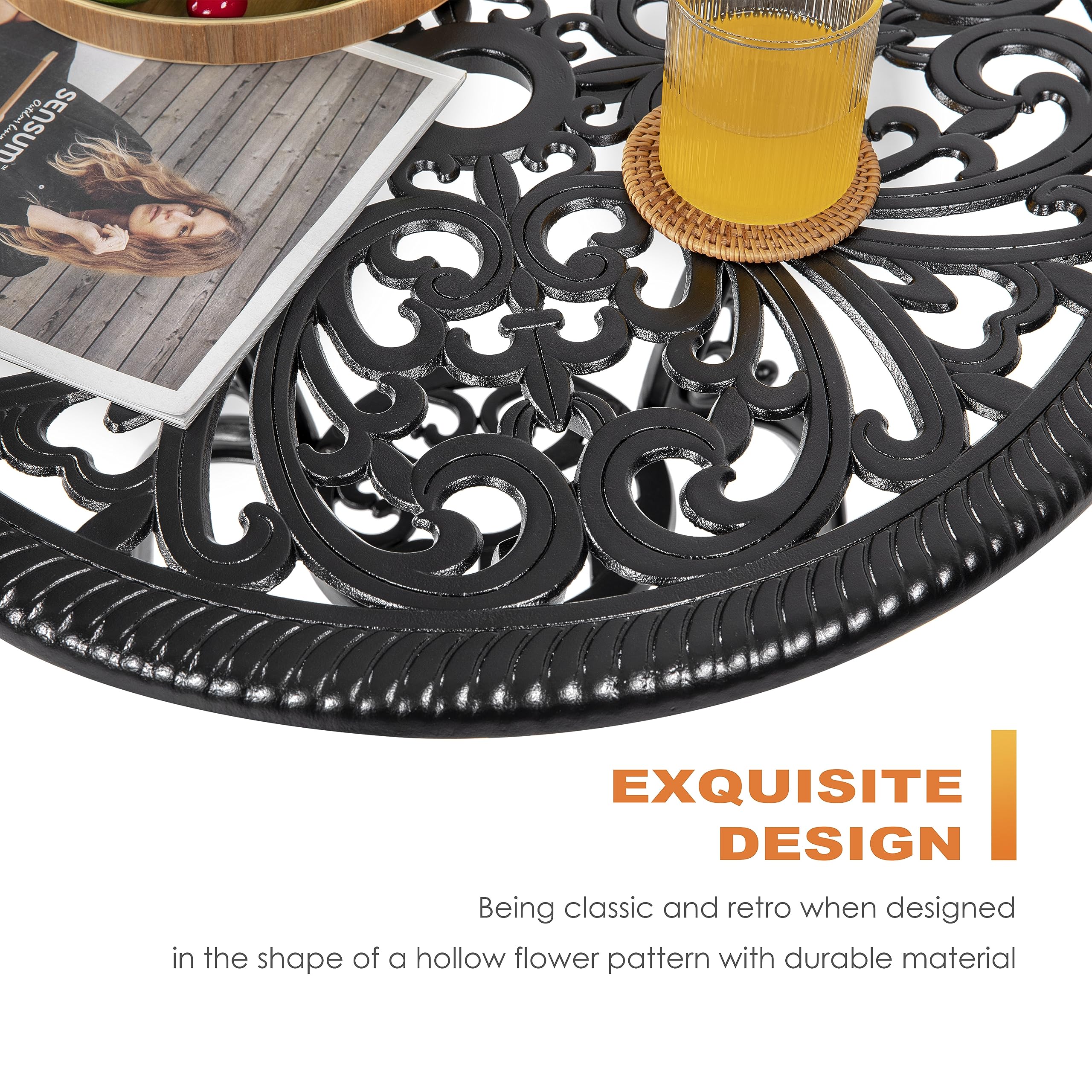 NUU GARDEN lifestyle shot with cushions showing added comfort and style