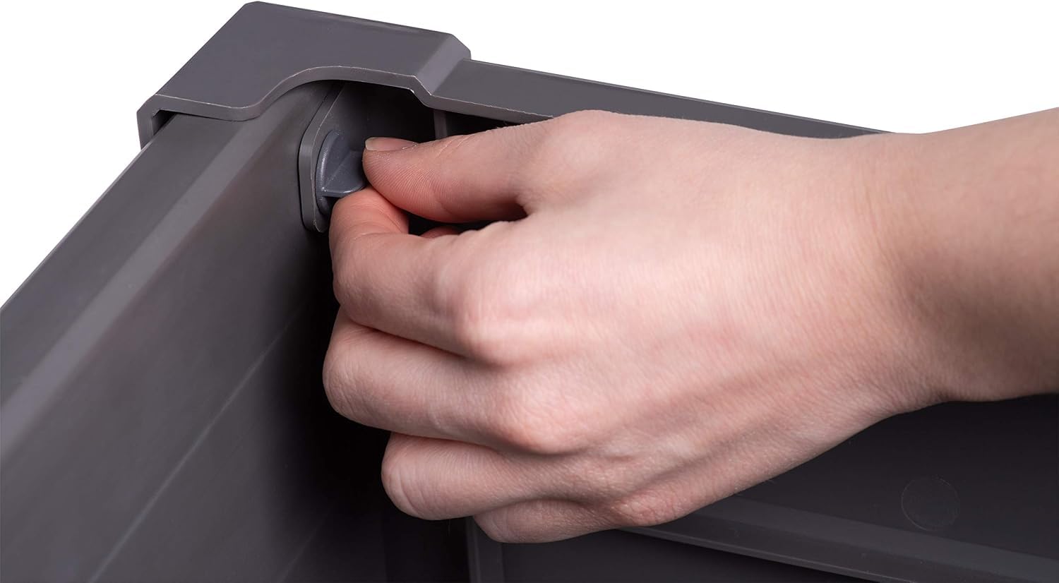 NuVue folded components illustrating lightweight portability and storage benefit