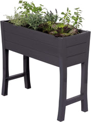 NuVue front view of elevated garden bed showing compact size and sturdy build