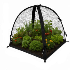 NuVue front view of pop-up tent showing full protective coverage and easy setup
