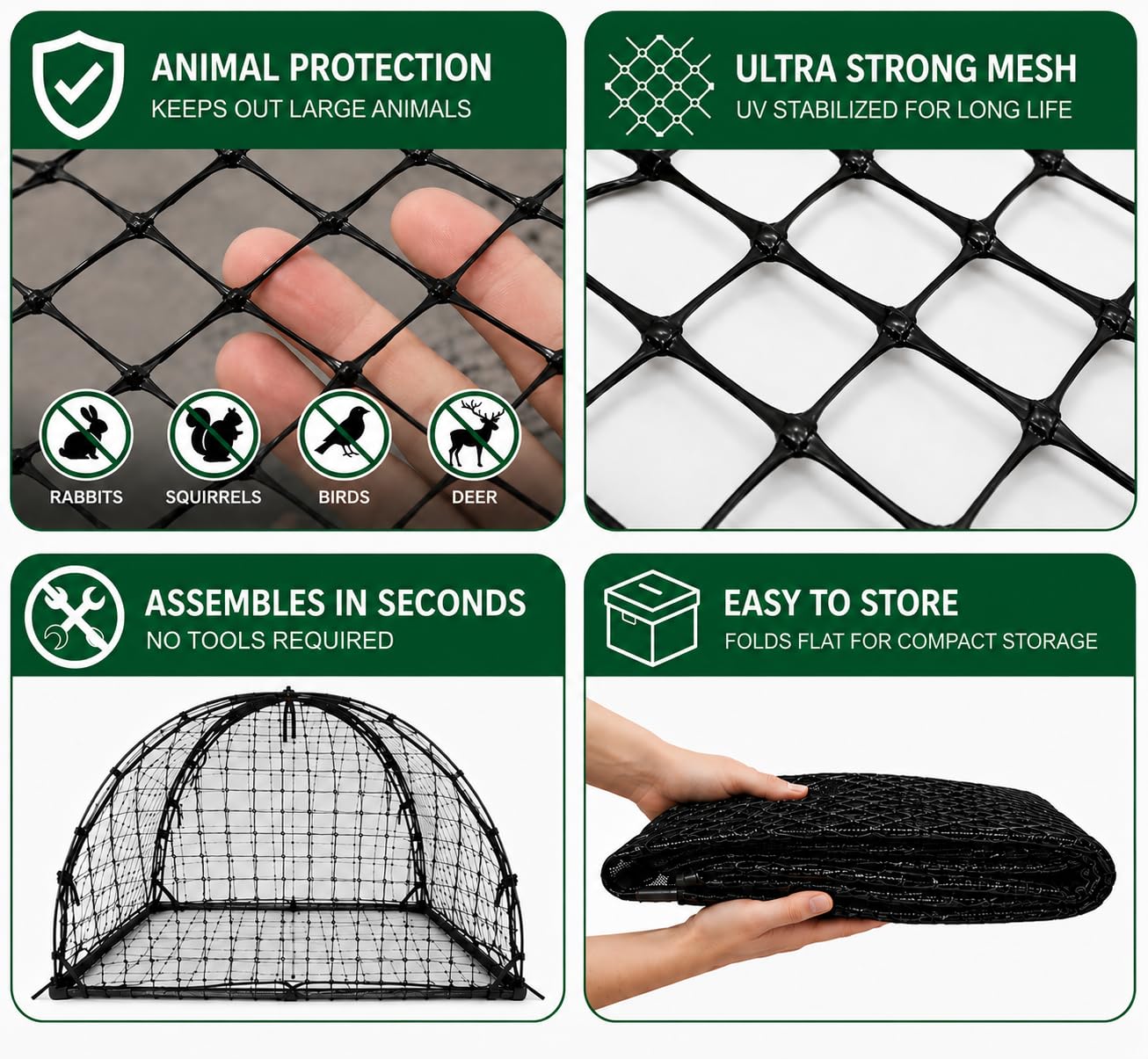 NuVue ground spike anchor secured in soil for stable protection