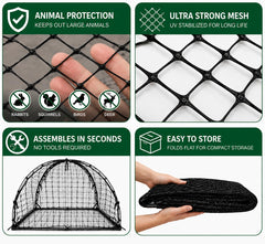 NuVue ground spike anchor secured in soil for stable protection