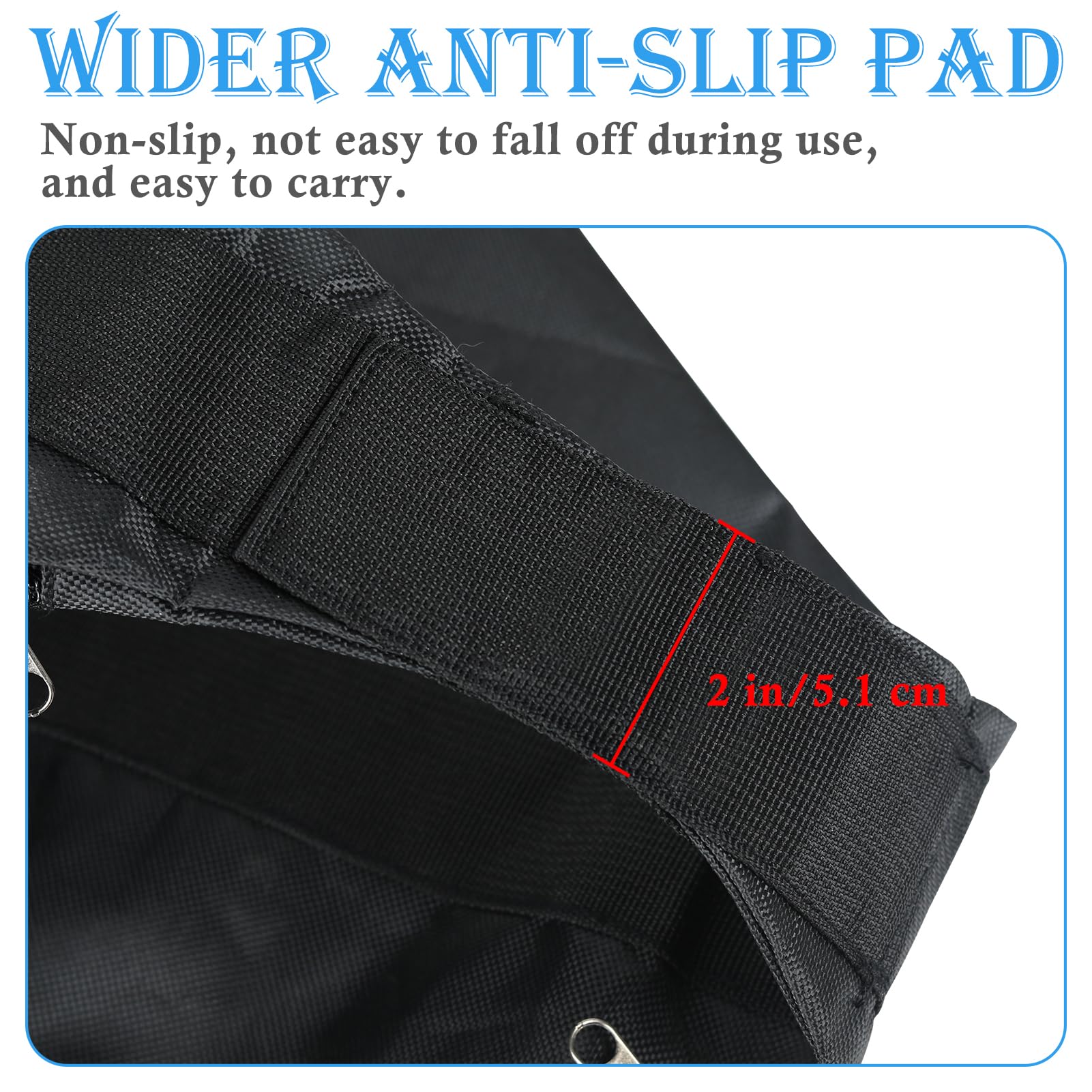 NVAAV nylon non-slip handles highlighted for easy carrying and placement